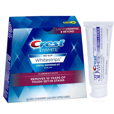 Crest 3D White Whitestrips Glamorous White + Паста
